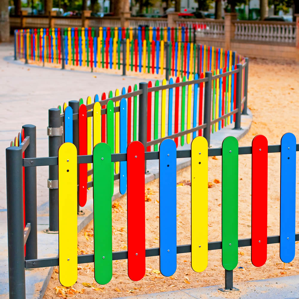 Playground Fencing from Fusion Fence Company located in Wester Chester and serving all of greater Cincinnati, Northern Kentucky and Southeast Indiana