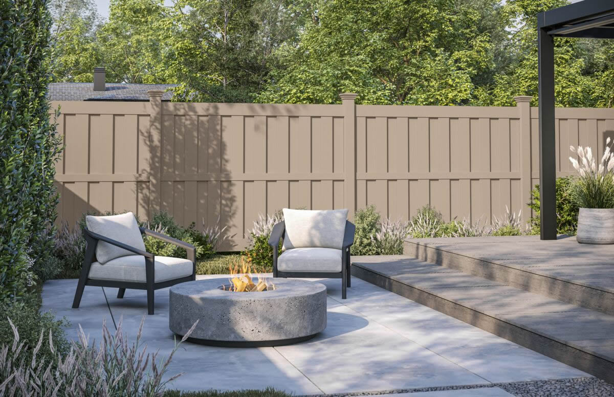 Montauk-ShadowboxSemiPrivacy-Standard-Clay Semi-Private Fencing from Fusion Fence Company serving Greater Cincinnati, OH, Northern Kentucky and Southeast Indiana