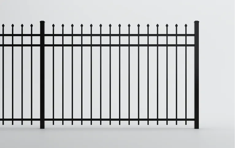 Newcastle - Cannon Aluminum Fencing Fusion Fence Co Cincinnati OH